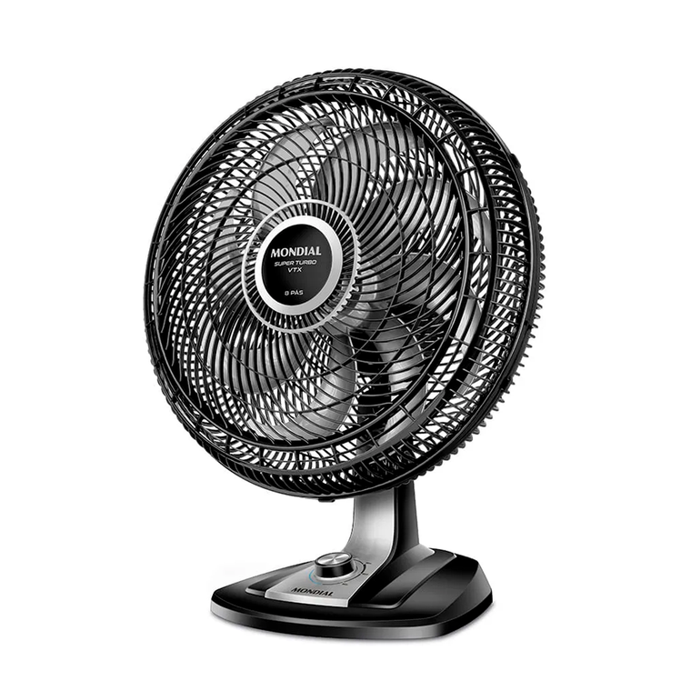 Ventilador 50CM VTX-50 8P Super Turbo Preto/Prata Mondial