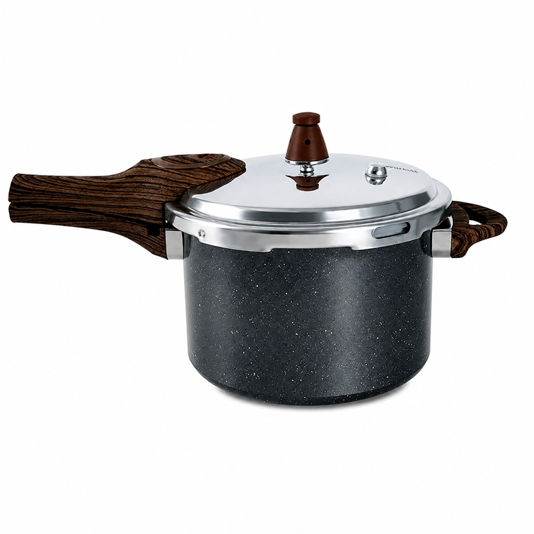 Panela de Pressão 4,2L Life Pressure Antiaderente Granito Brinox 