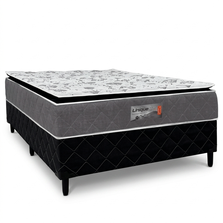 Colchão Unibox Casal Unique 138x64 com Pillow Caza Nobre