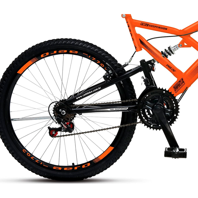 Bicicleta Aro 26 21M Masc Laraja Neon Colli