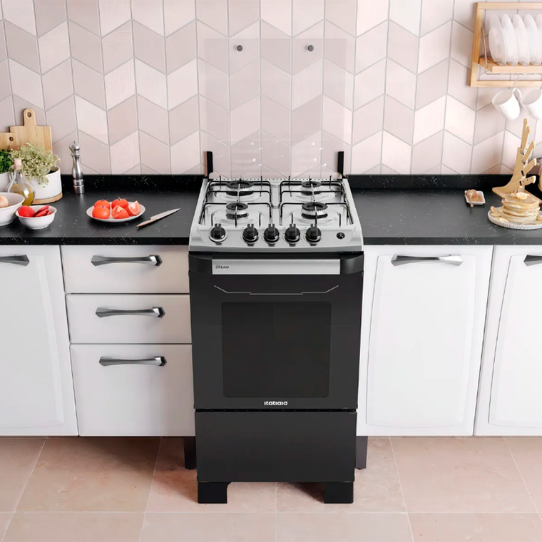 Fogão 4B New Dream Preto ITATIAIA