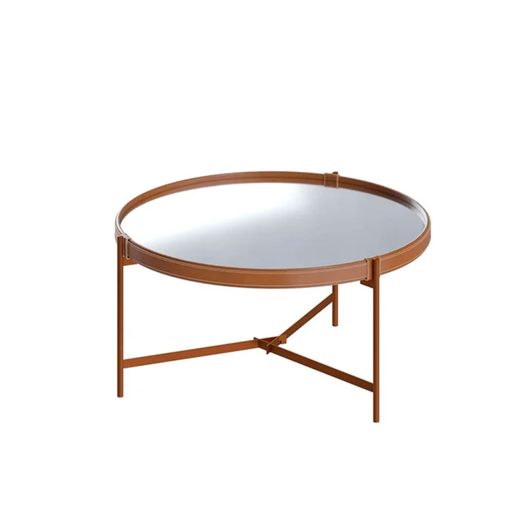 Mesa Aqua Centro(G) Espelho/Cobre Imcal