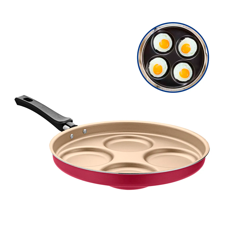 Quadriovos 000374 Cereja/Creme Única Luz