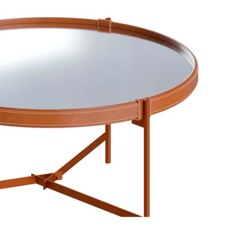 Mesa Aqua Centro(G) Espelho/Cobre Imcal