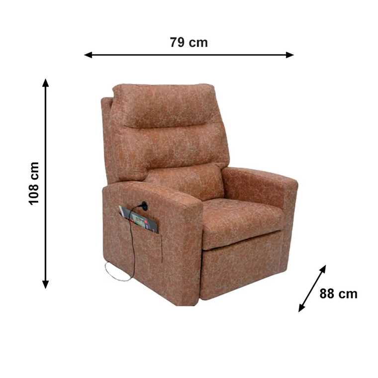 Poltrona do Papai Dubai Veludo Castor T04 Jw Estofados