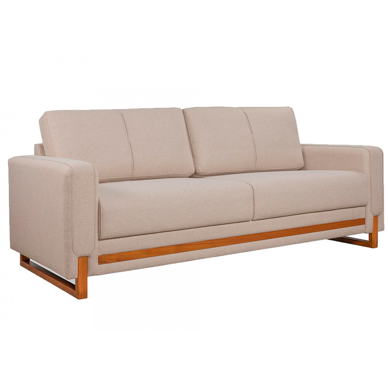 Conjunto Sofa 3L Havana 0,90 SF GR Cinza Estofados Primor