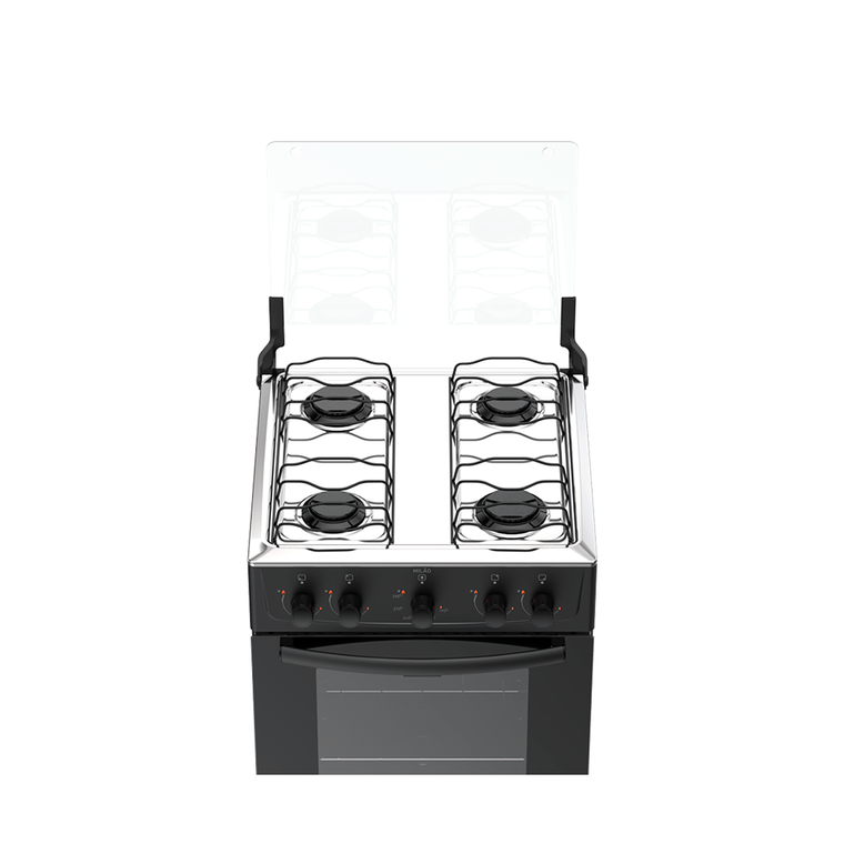 Fogão Milão 4B Preto Atlas