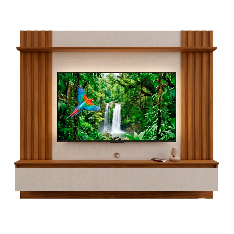 Painel NT 1365 Off White/Freijo Notável
