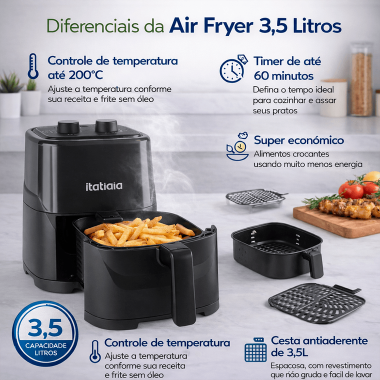 Air Fryer 3,5L AFITA2035A 220v Itatiaia