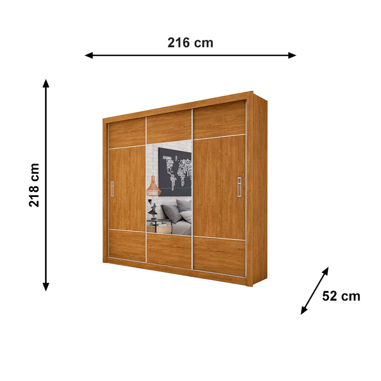 Roupeiro Lotse C/Esp C/Pe Gold Fam 3 Demolição Carioca