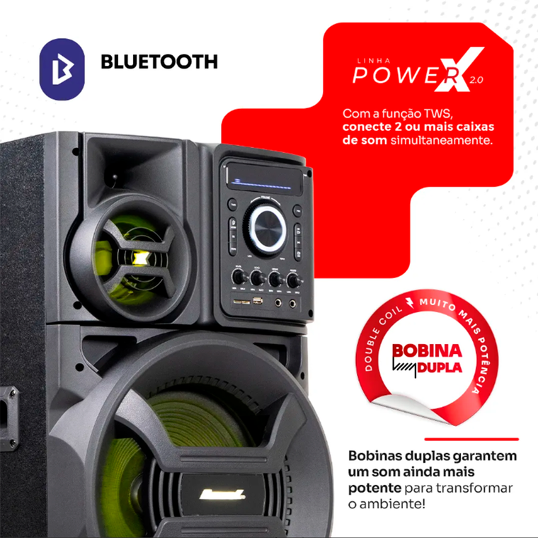 Caixa Amplificada ACA 2201 Pesadão II Amvox