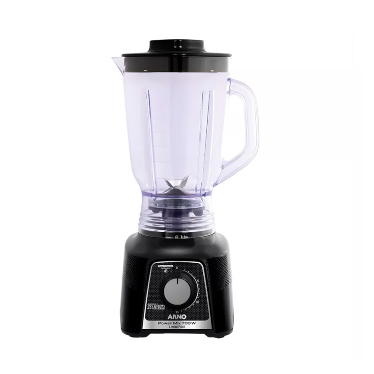 Liquidificador LQ33 15V Power Mix Limpa Fácil LN2968B2 700W Preto Arno