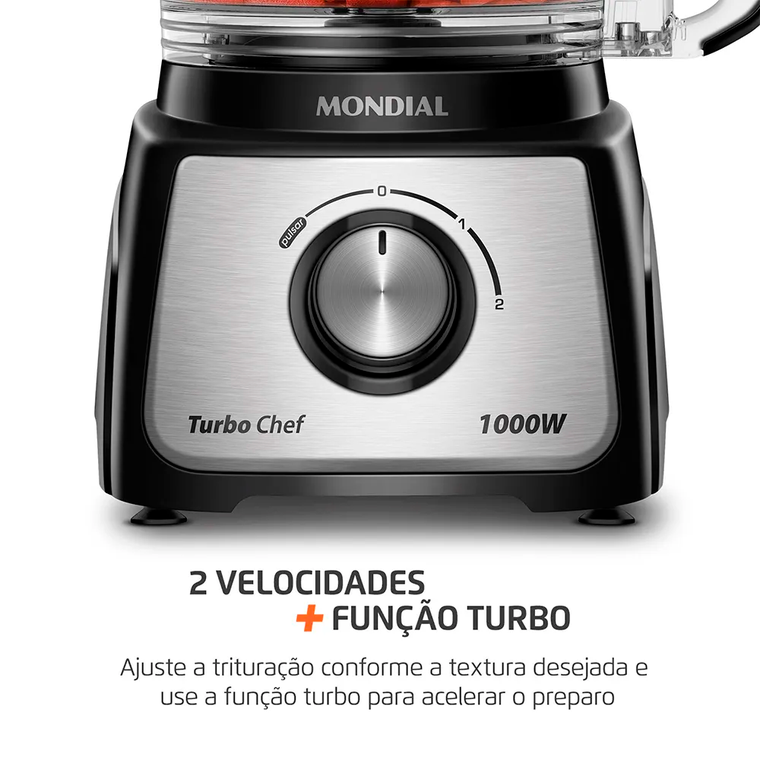 Multiprocessador 2V MPN-01 1000W Preto Mondial