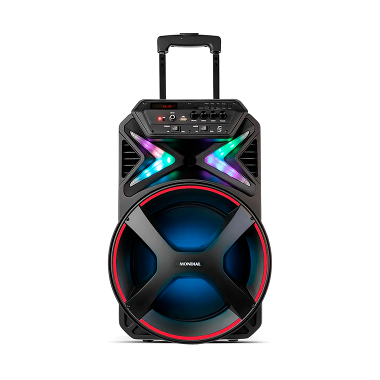 Caixa Amplificada CM-400 Connect Lights 400W C/Bat. Mondial