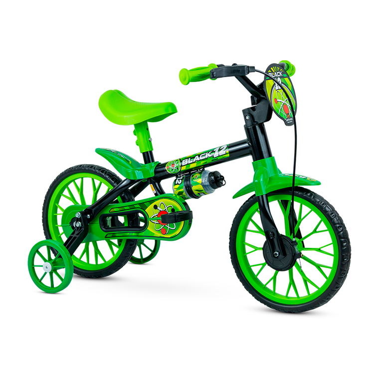 Bicicleta Aro 12 Black 12 4 Nathor