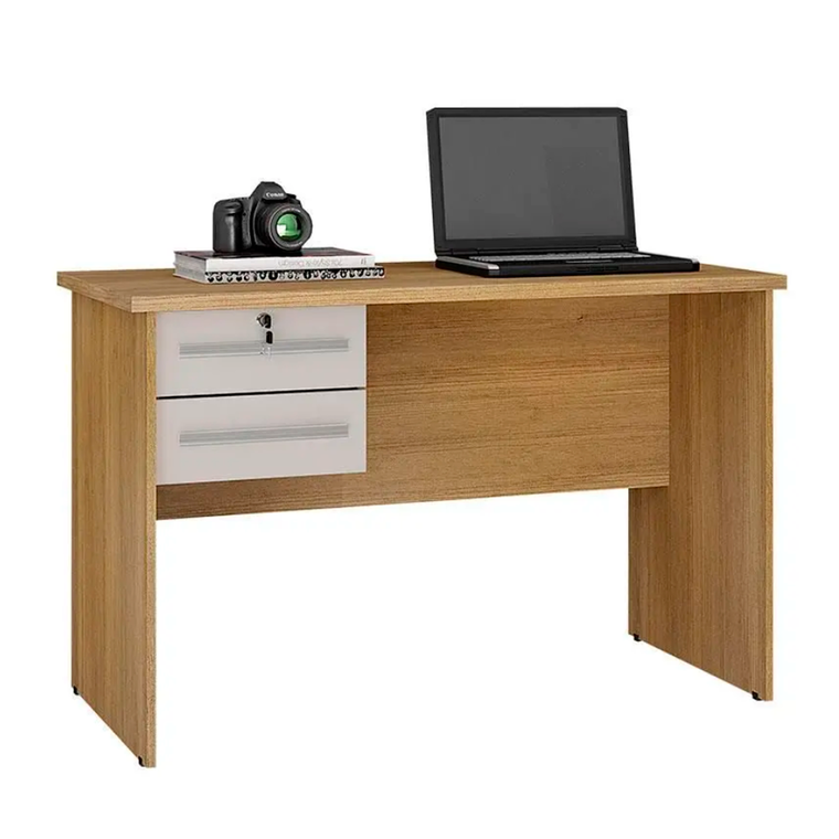 Mesa Computador Valdemoveis BYTE Cinamomo/Off White