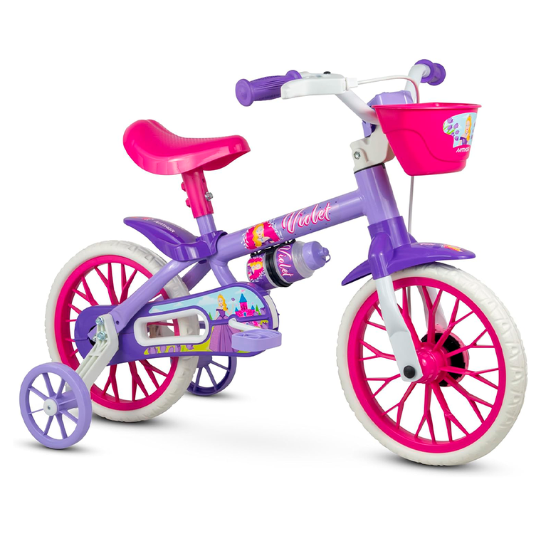 Bicicleta Aro 12 Violet Nathor