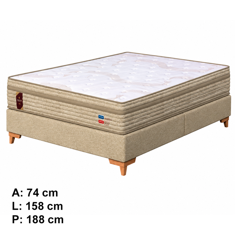 Conjunto Colchão Sensitive Queen 158x74 Probel