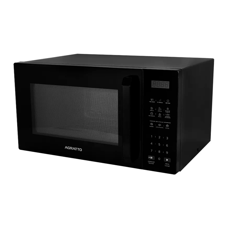 Micro-Ondas 32L AMIC01N 1400w 220v Preto Agratto