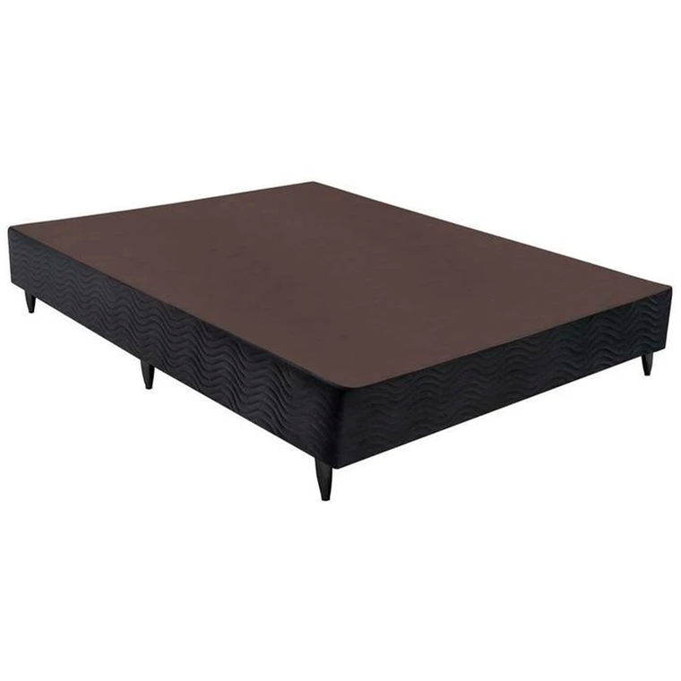 Base Americana Camurca 138x30Cm Preto Ortobom