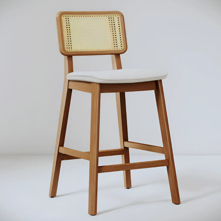 BANQUETA CLASSIC TELA BOUCLE AREIA/NATURE IMCAL