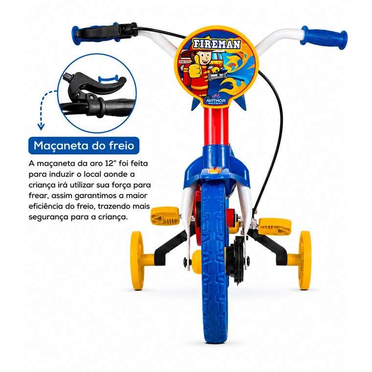 Bicicleta Aro 12 Fire Man 11 Nathor 