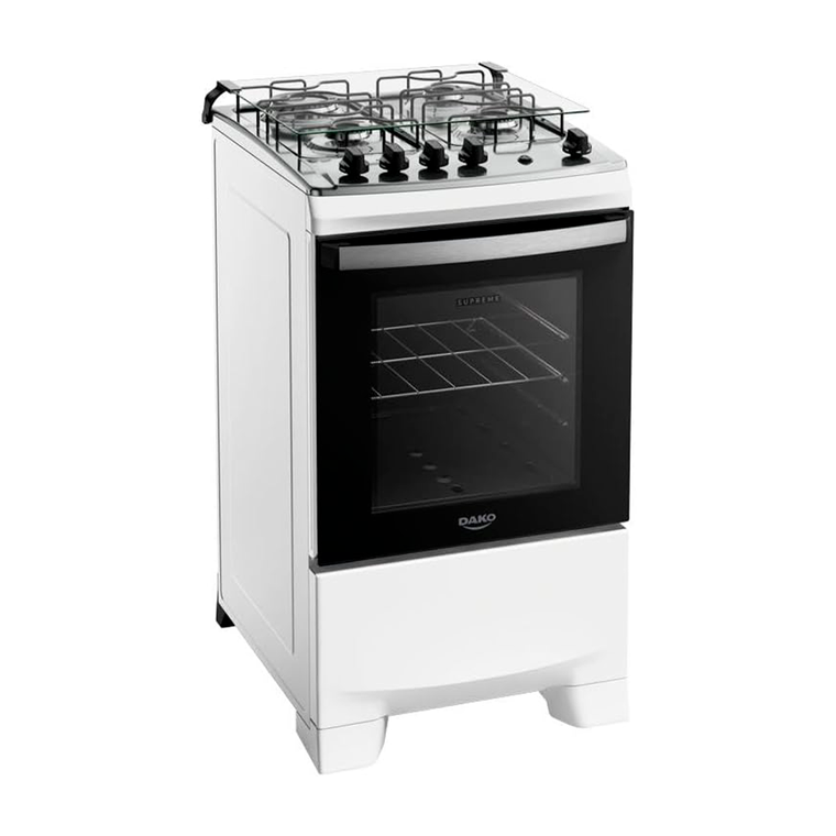 Fogão 4B Supreme Branco Dako Atlas