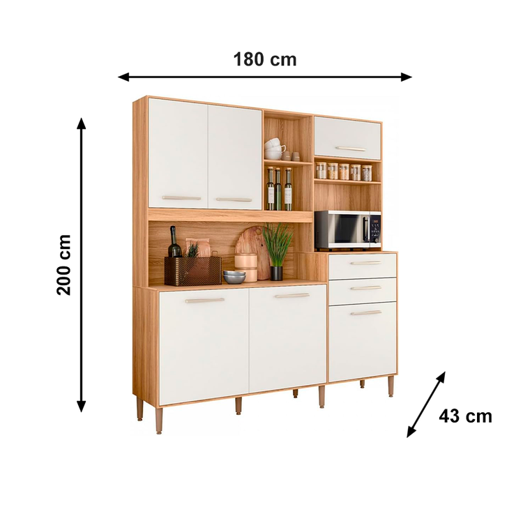 Kit Cozinha Salsa Freijo/PTO Esfera PTA FECHADA Nicioli