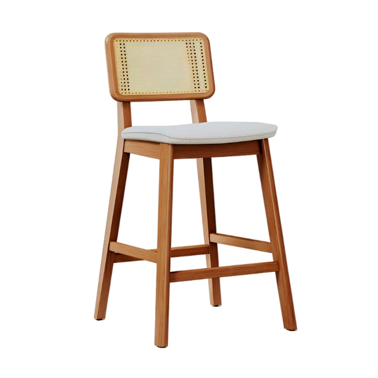 BANQUETA CLASSIC TELA BOUCLE AREIA/NATURE IMCAL