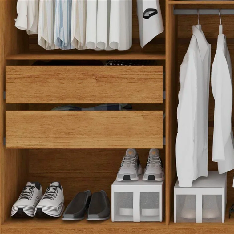 Roupeiro Coliseu C/Pes Cinamomo/Off Salleto