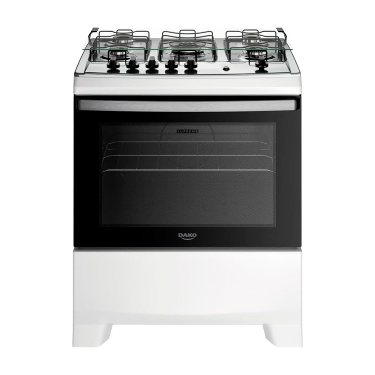 Fogão 5B Supreme Branco Dako Atlas