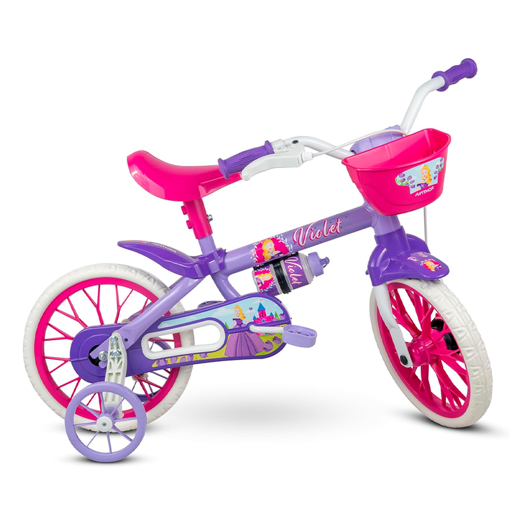 Bicicleta Aro 12 Violet Nathor