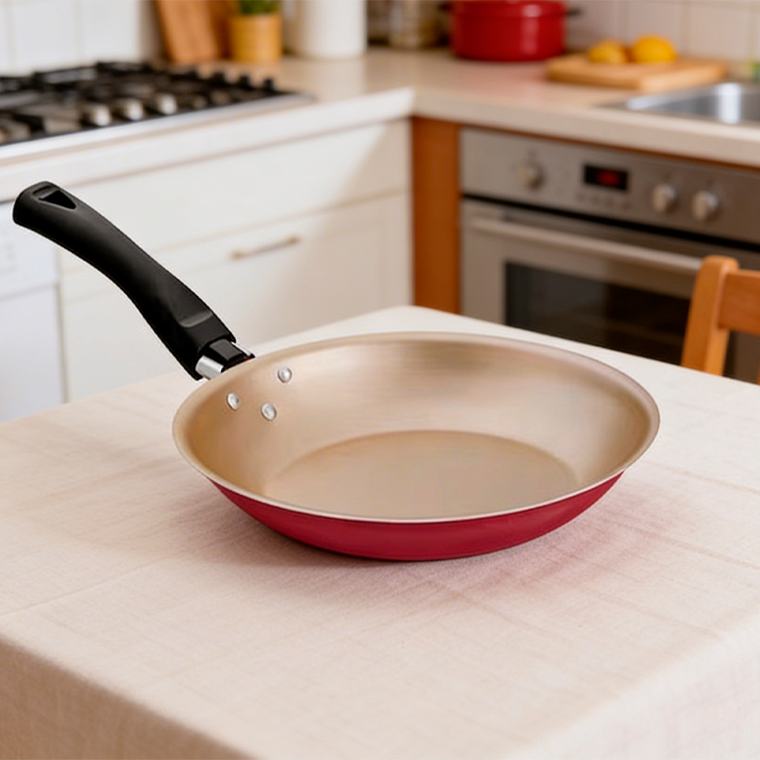 Frigideira Francesa 20 000301 Cereja/Creme Única Luz