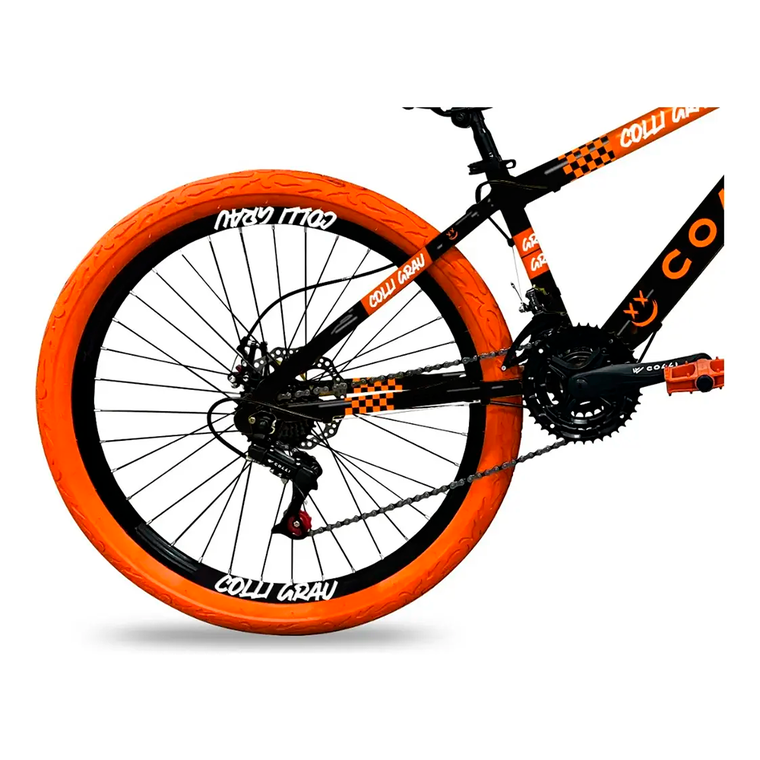 Bicicleta Aro 26 Grau F/DISCO Preto Fosco Colli