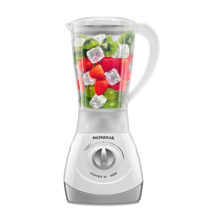 Liquidificador 2V Easy Power L-550 550W 220V Branco Mondial