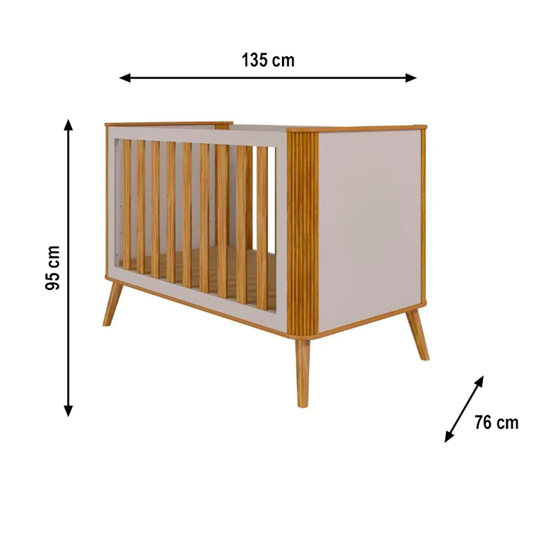 Berco Theo Off White/Amendoa Peroba