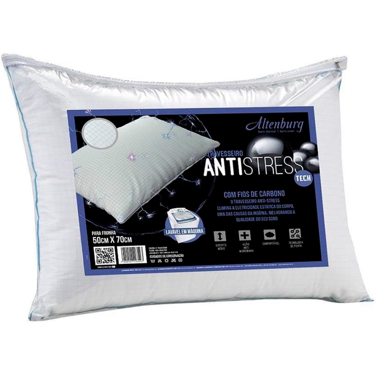 Travesseiro Antistress Branco Altenburg
