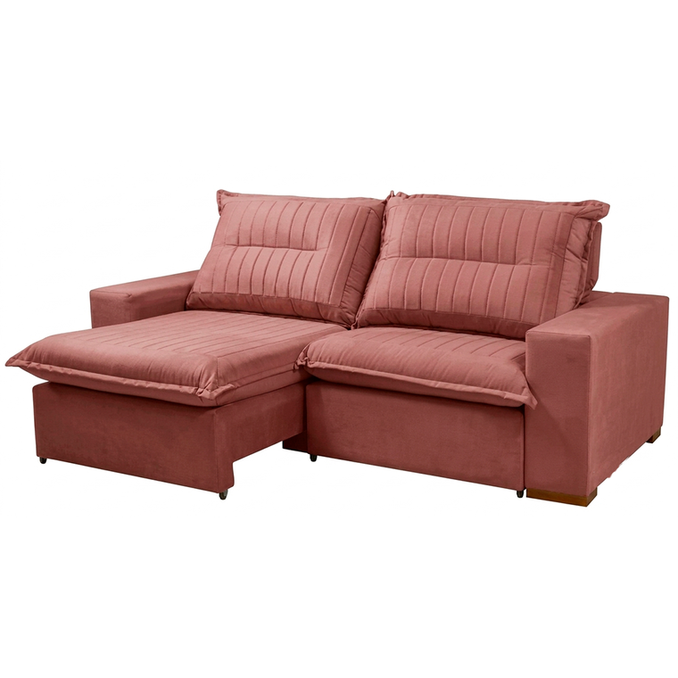 Sofa Pienzo Veludo Rose J.A Estofados 
