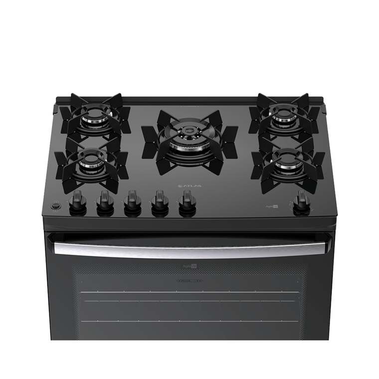 Fogão 5B Agile Up Preto Atlas