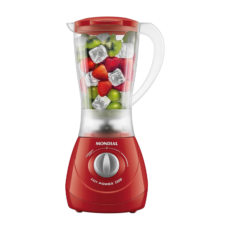 Liquidificador 2V Easy Power L-550 550W 220V Vermelho Mondial