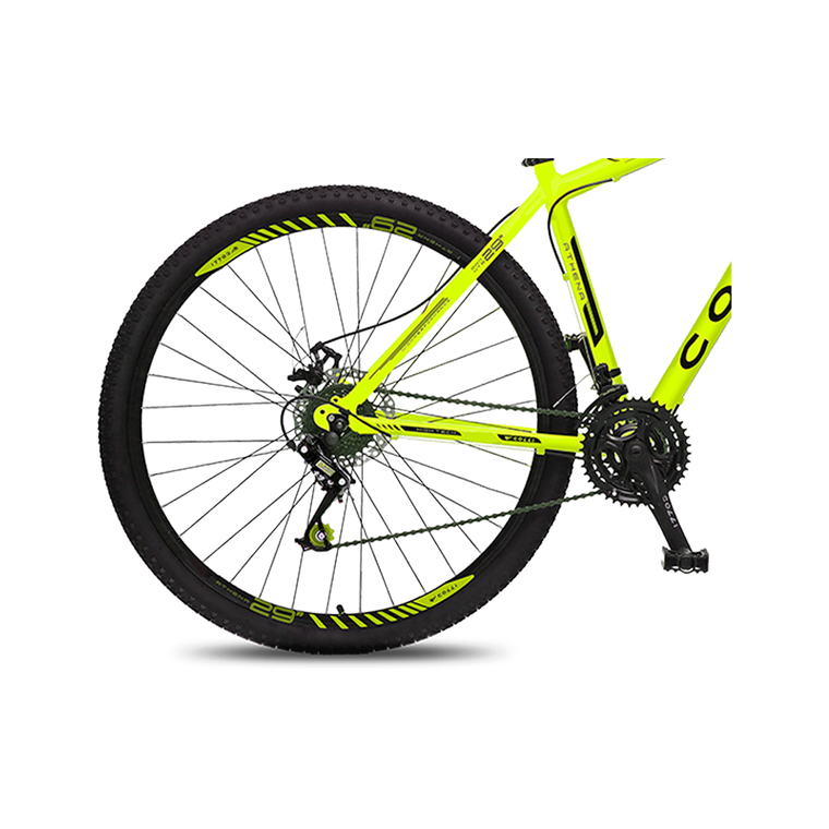 Bicicleta Aro 29 Athena F/DISCO Amarelo Neon Colli