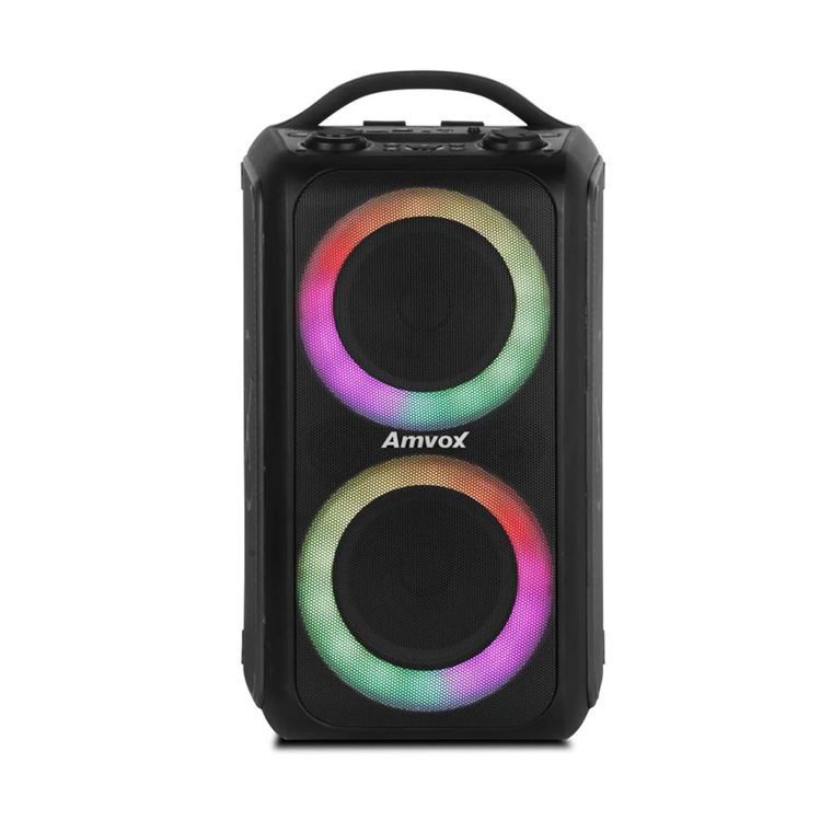 Caixa Amplificada ACA 600 Bagvox Black Amvox