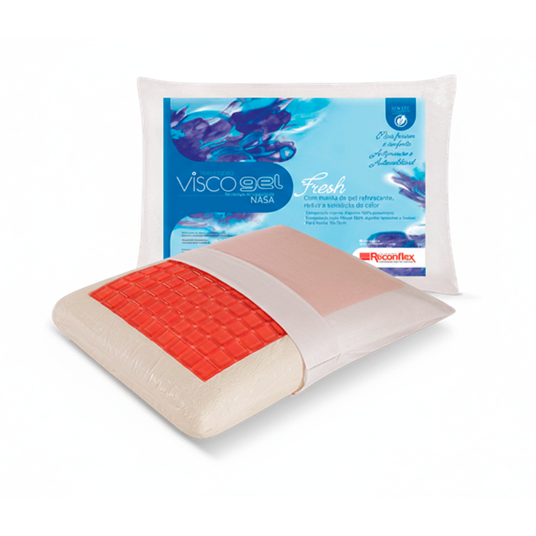 Travesseiro Gel Fresh Nasa Para Fronha Reconflex
