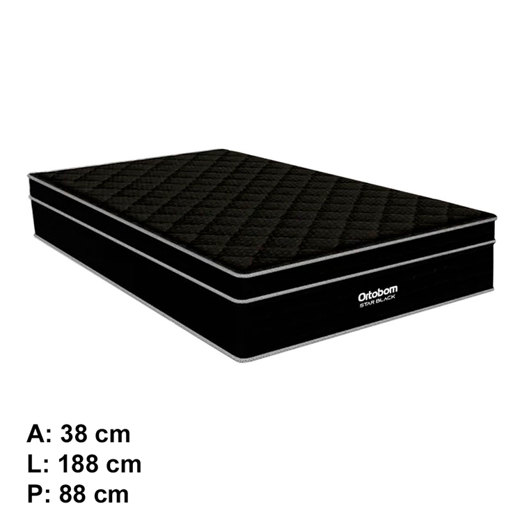 Colchão Star Black 88x38 Ortobom