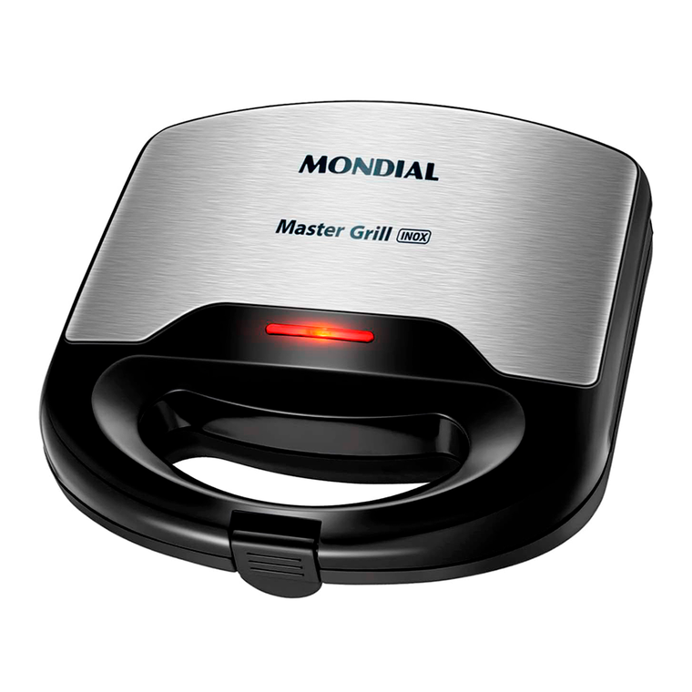 Sanduicheira Master Grill S-20 220V Preto/Inox Mondial
