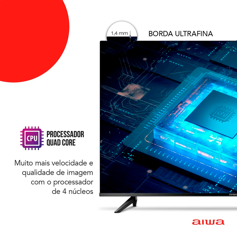 Televisor 32P Led Smart AWS-TV-32-BL-02-A Aiwa