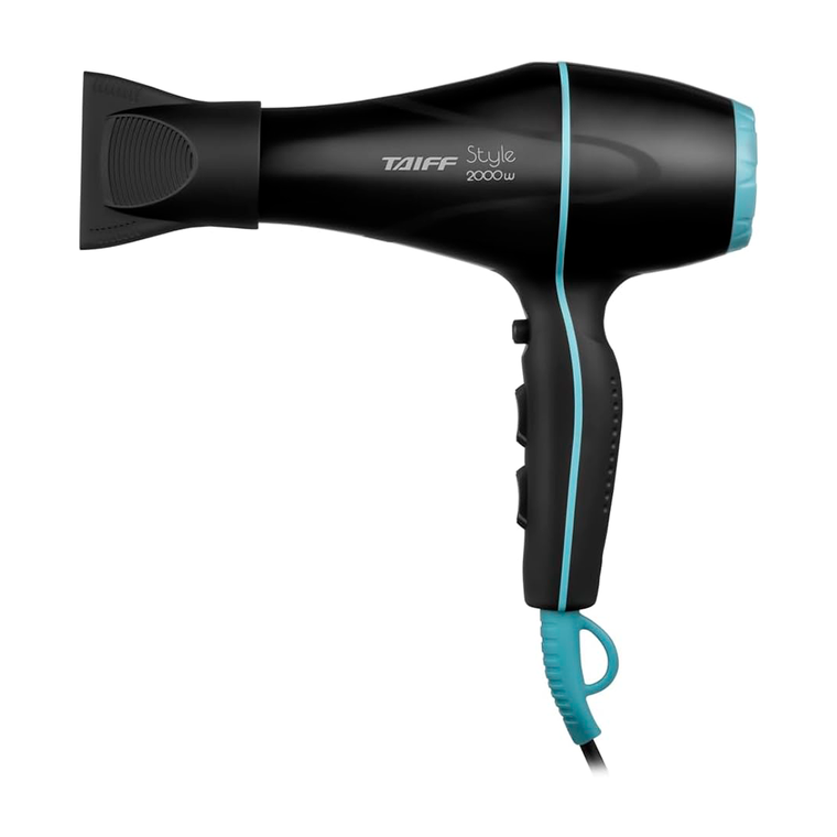 Secador Style 2000w 220v Preto Taiff