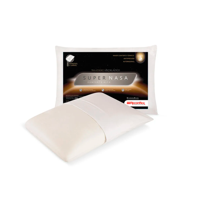 Travesseiro Super Nasa Alto Firme Para Fronha Reconflex