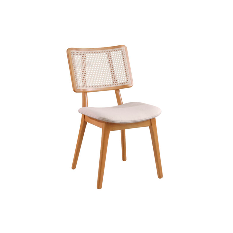 Cadeira Bali Com Telinha TEC,SQUARE Telinha Natural Ello