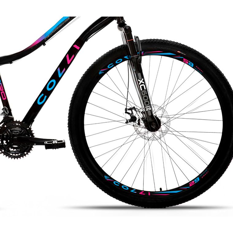 Bicicleta Aro 29 Paris Tm 15 5 F/Disco Susp Dianteira Shimano 21 Bicolor D Colli